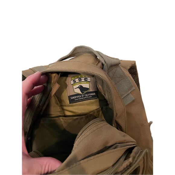 Sandpiper of California Tactical Backpack Coyote Brown - Picture 6 of 6